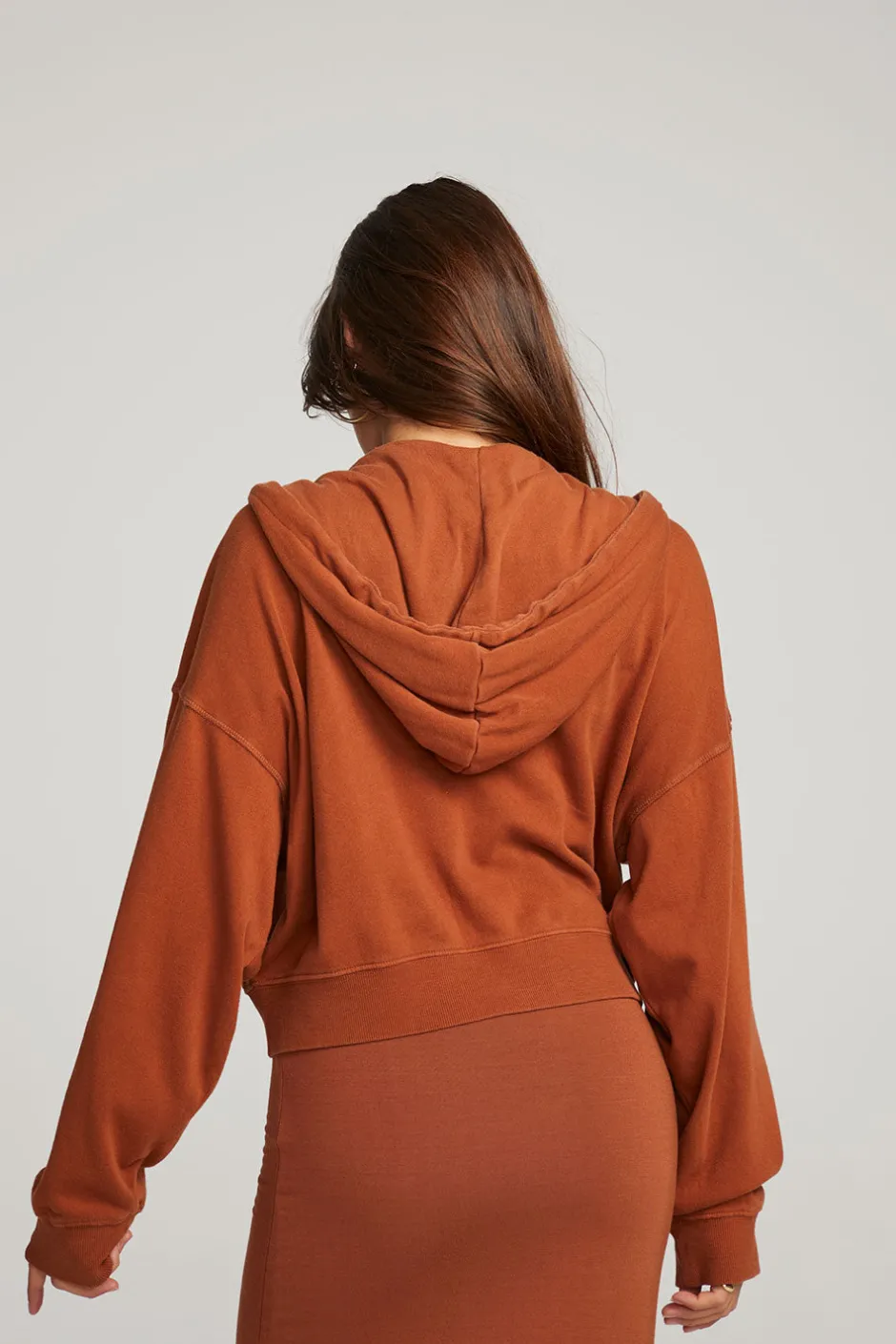 Women Chaser Brand Abilene Whiskey Zip Up Hoodie