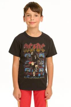 Women/Kids/BOY Chaser Brand AC/DC Blow Up Your Video Tee