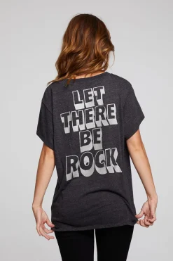 Women Chaser Brand AC/DC Let There Be Rock Tee
