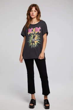 Women Chaser Brand AC/DC Let There Be Rock Tee