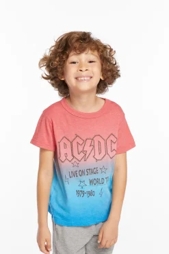 Women/Kids/BOY Chaser Brand AC/DC Live On Stage Boys Tee
