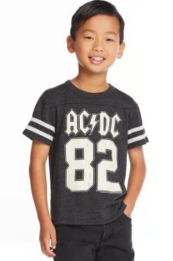 Women/Kids/BOY Chaser Brand AC/DC Tour 82 Boys Triblend Crew Neck Tee