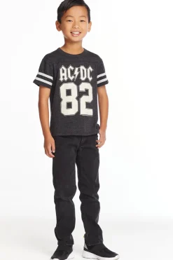 Women/Kids/BOY Chaser Brand AC/DC Tour 82 Boys Triblend Crew Neck Tee
