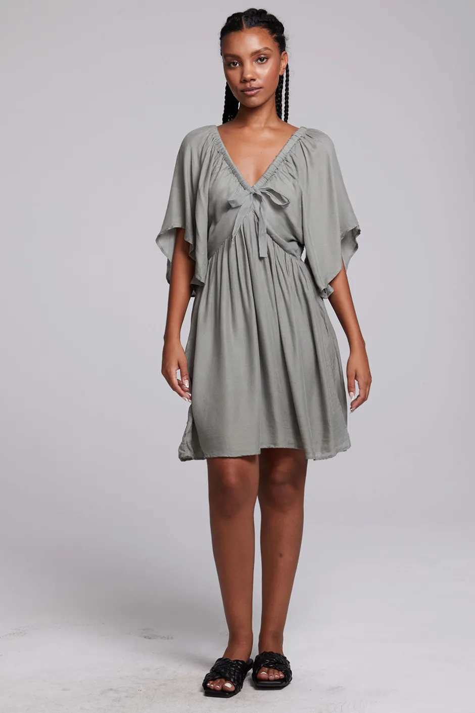 Women Chaser Brand Adele Sage Mini Dress