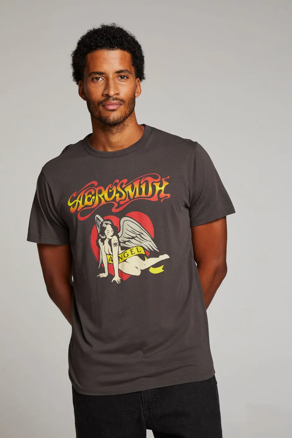 Women Chaser Brand Aerosmith Angel Mens Tee