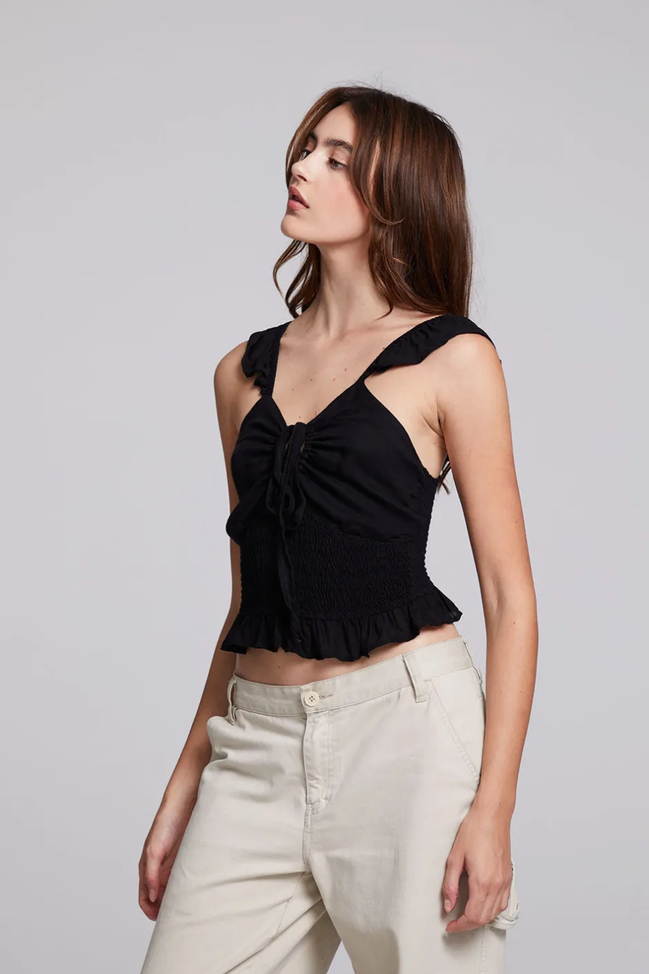 Women Chaser Brand Alessia Black Blouse