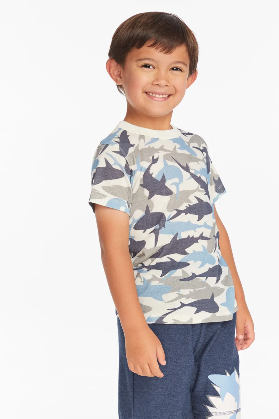 Kids/BOY Chaser Brand All Over Camo Shark Boys Tee