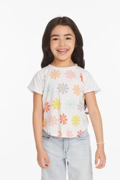 Kids Chaser Brand Allover Flower Girls Shirt