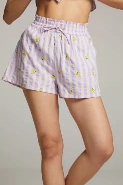 Women Chaser Brand Allover Lemons Shorts
