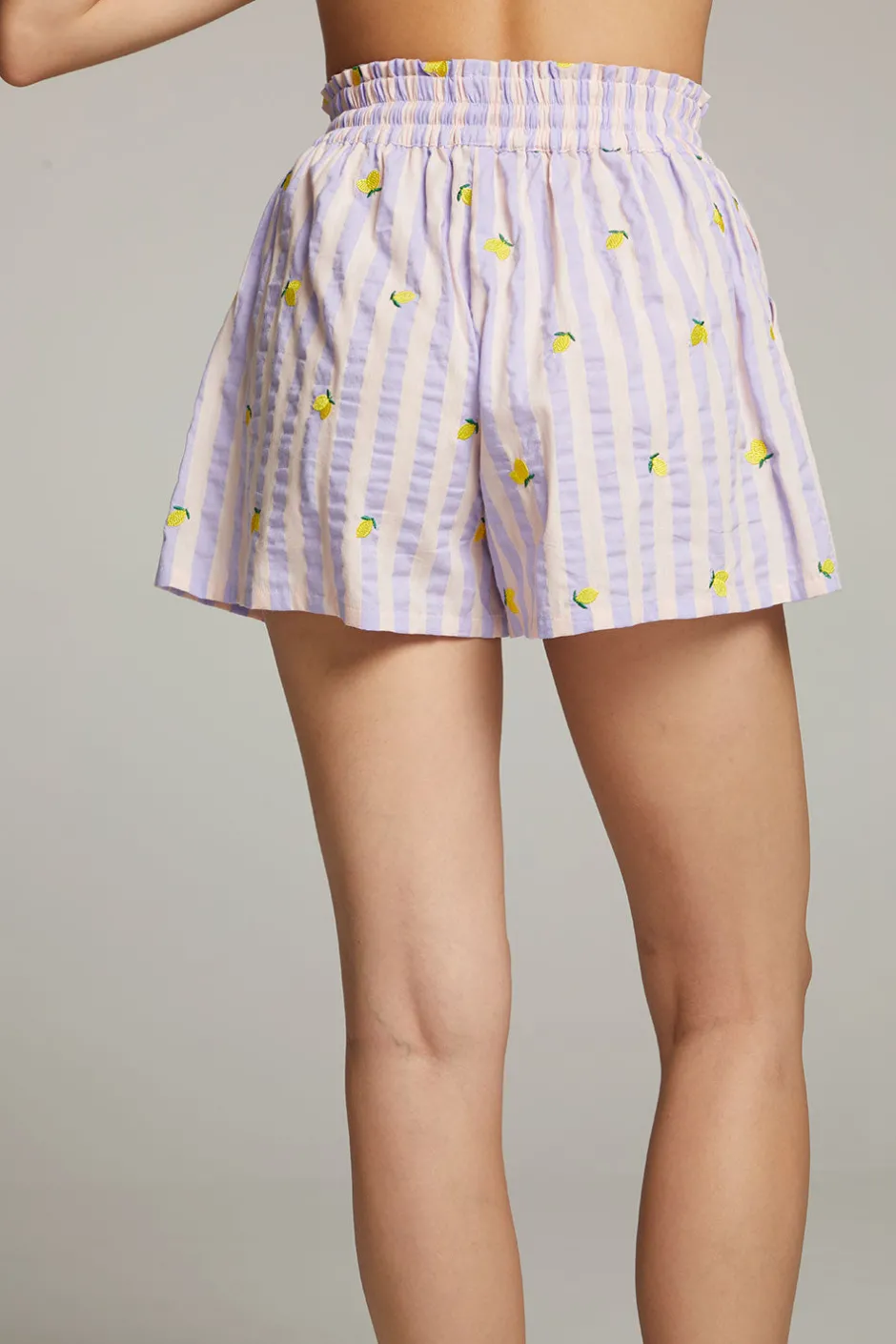 Women Chaser Brand Allover Lemons Shorts