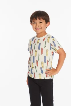 Kids/BOY Chaser Brand Allover Skateboard Boys Tee