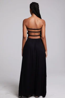 Women Chaser Brand Anita Black Maxi Dress