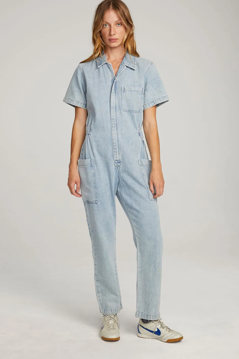 Women Chaser Brand Ashland Classic Blue Jumpsuit