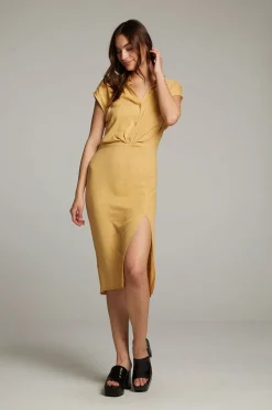 Women Chaser Brand Atlantic Parchment Midi Dress