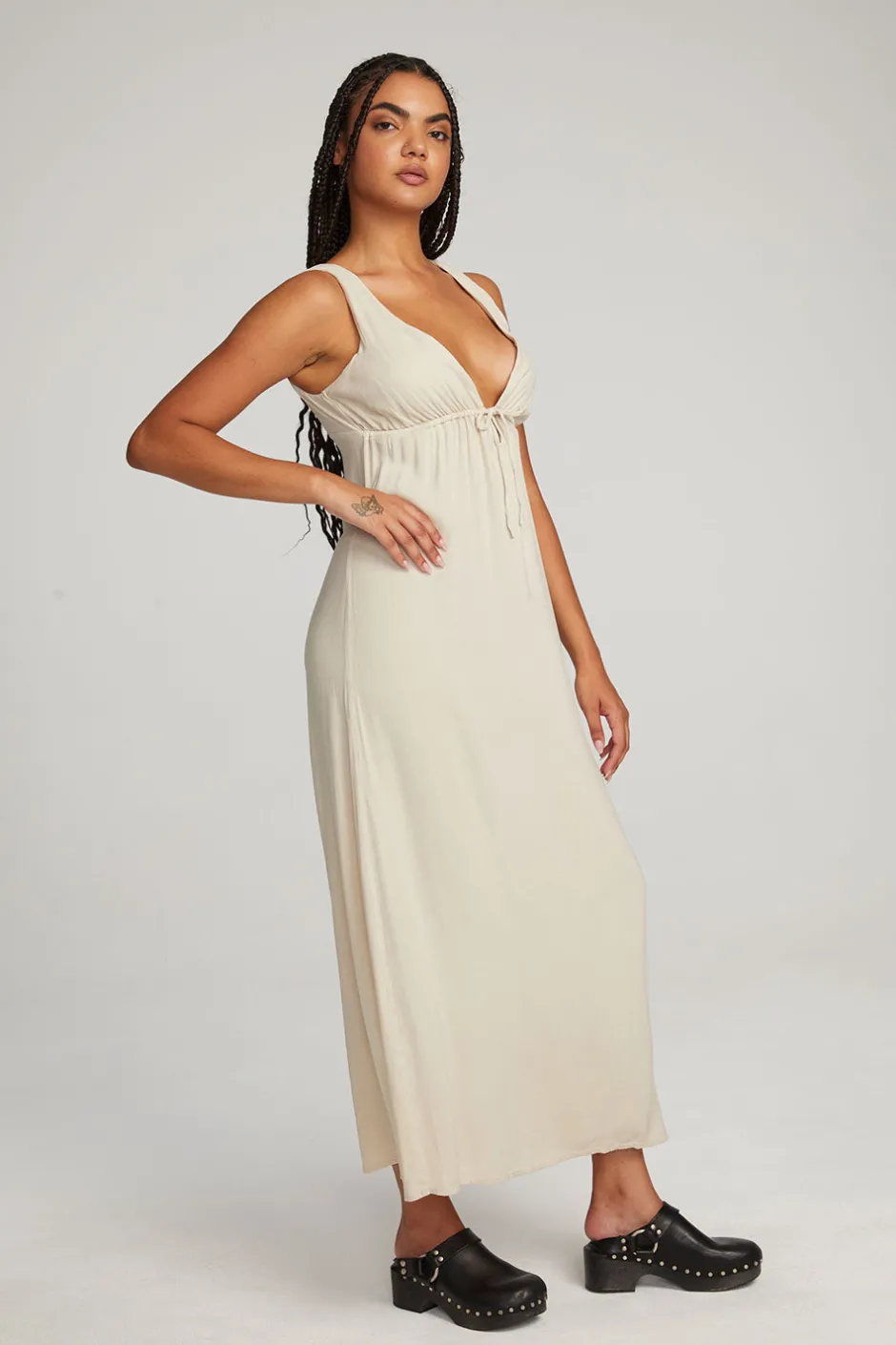 Women Chaser Brand Aubrey White Bark Dress