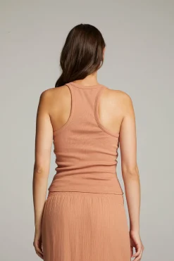 Women Chaser Brand August Bronze Tank Top