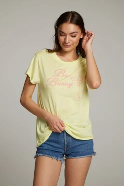 Women Chaser Brand Bar Bunny Tee