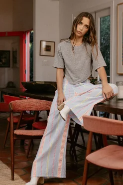 Women Chaser Brand Bari South West Beach Stripe Trouser