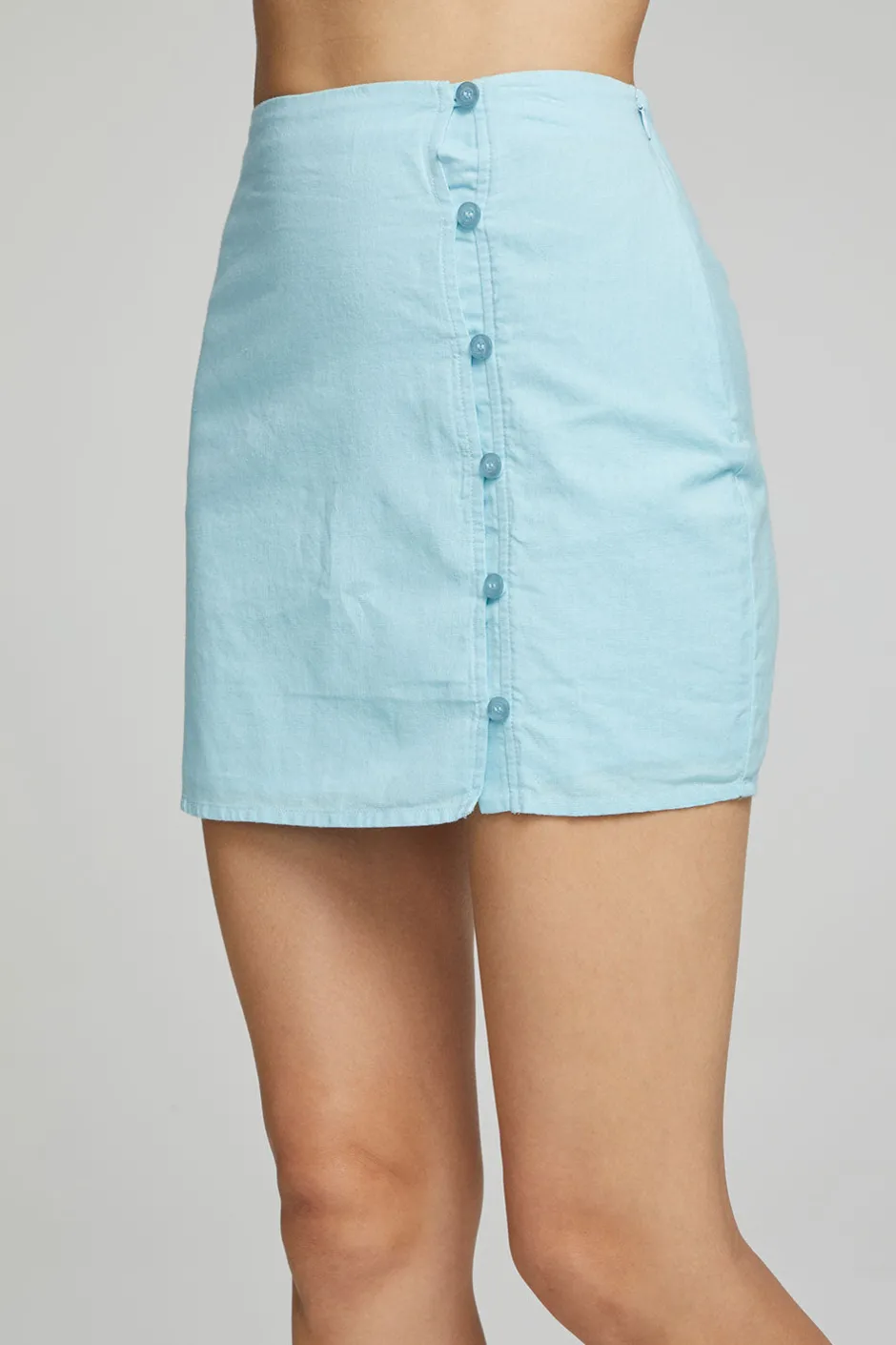 Women Chaser Brand Belle Mini Skirt - Clear Sky