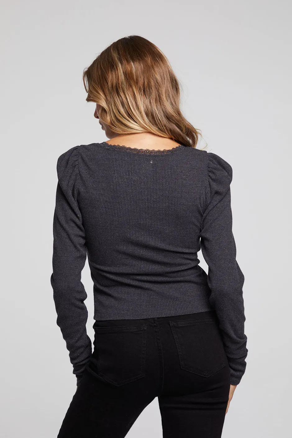 Women Chaser Brand Betsey Licorice Long Sleeve