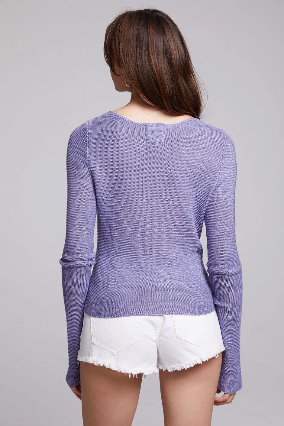 Women Chaser Brand Bianca Violet Sweater