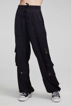 Women Chaser Brand Billyy Shadow Black Trousers
