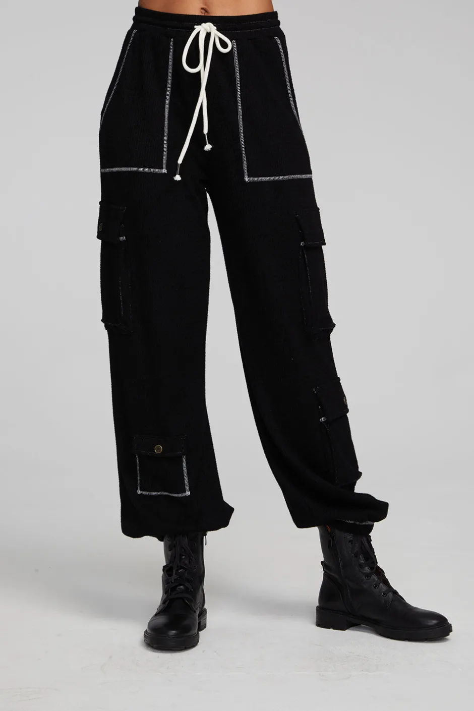 Women Chaser Brand Bily Shadow Black Jogger