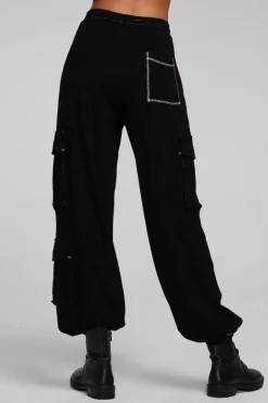 Women Chaser Brand Bily Shadow Black Jogger