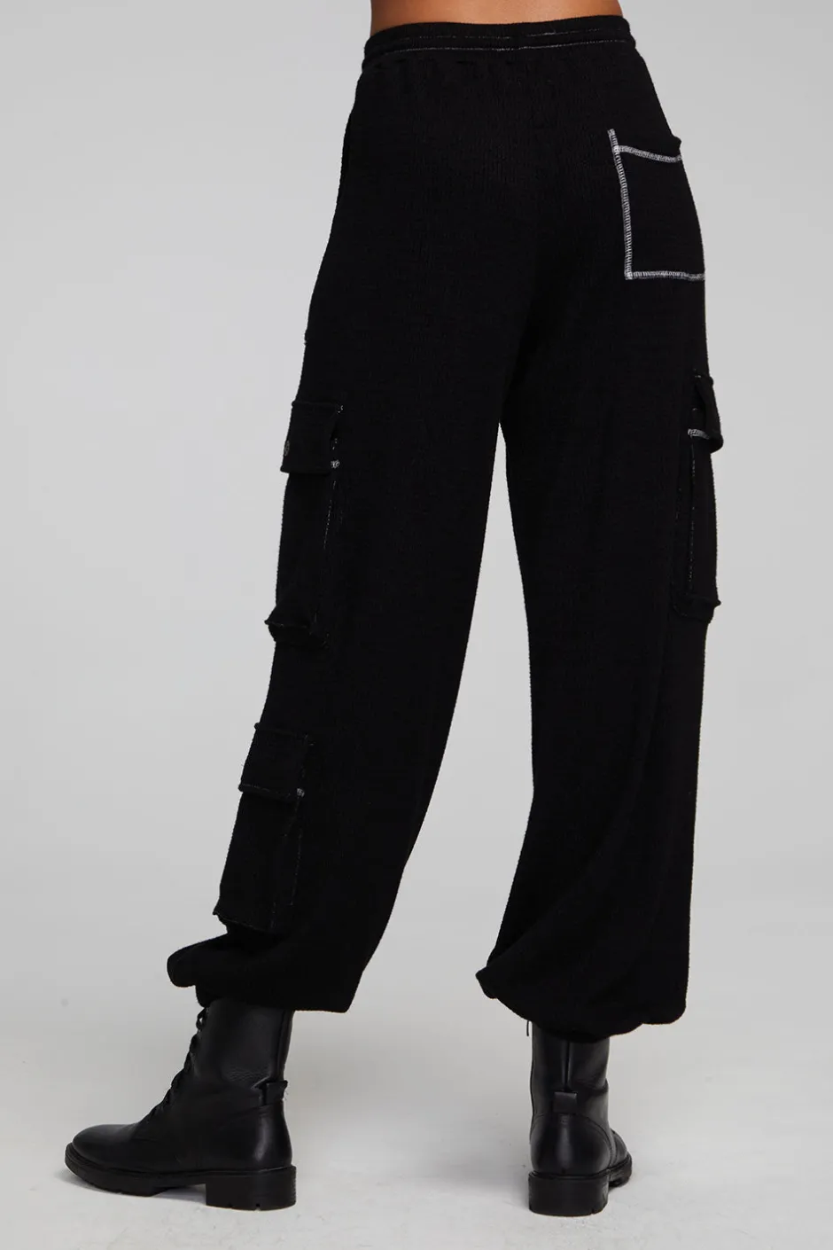 Women Chaser Brand Bily Shadow Black Jogger