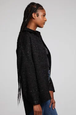 Women Chaser Brand Blake Licorice Button Down