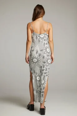 Women Chaser Brand Bleeker Paisley Bandana Slip Dress
