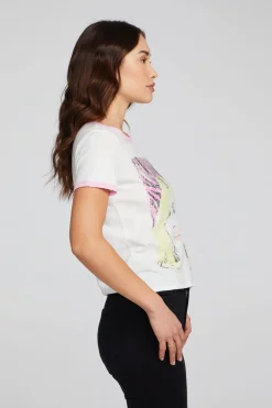 Women Chaser Brand Blondie Punk Poster Ringer Tee