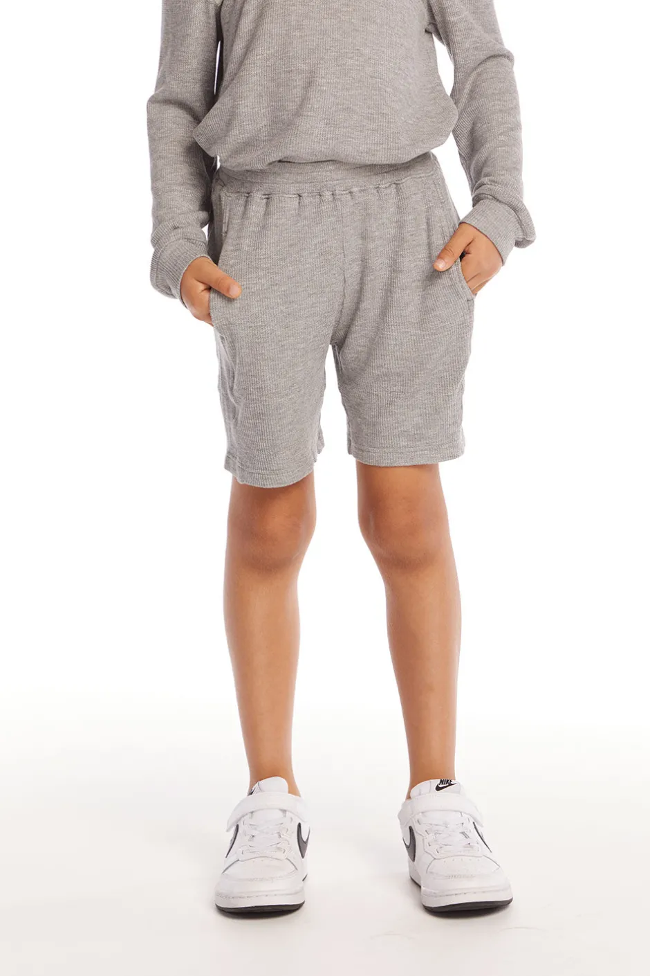 Kids/BOY Chaser Brand Boat Day Heather Grey Boys Shorts
