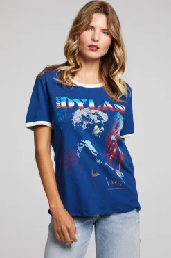 Women Chaser Brand Bob Dylan Stars And Stripes Praiano Tee