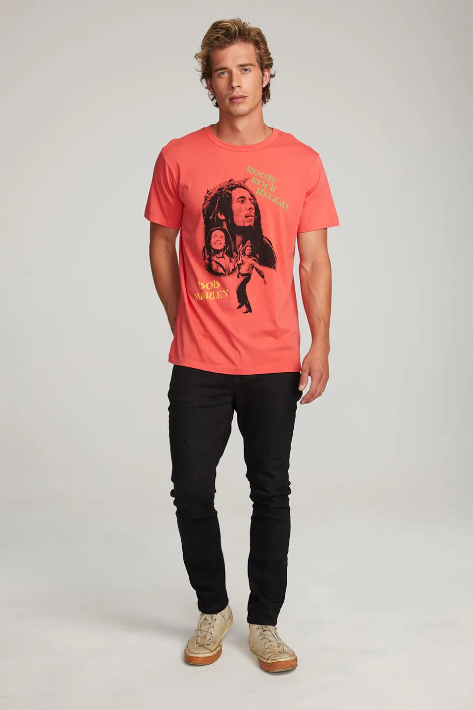 Women Chaser Brand Bob Marley Roots Rock Reggae Mens Tee