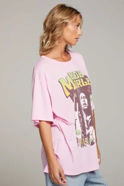 Women Chaser Brand Bob Marley Stir It Up One Size Tee