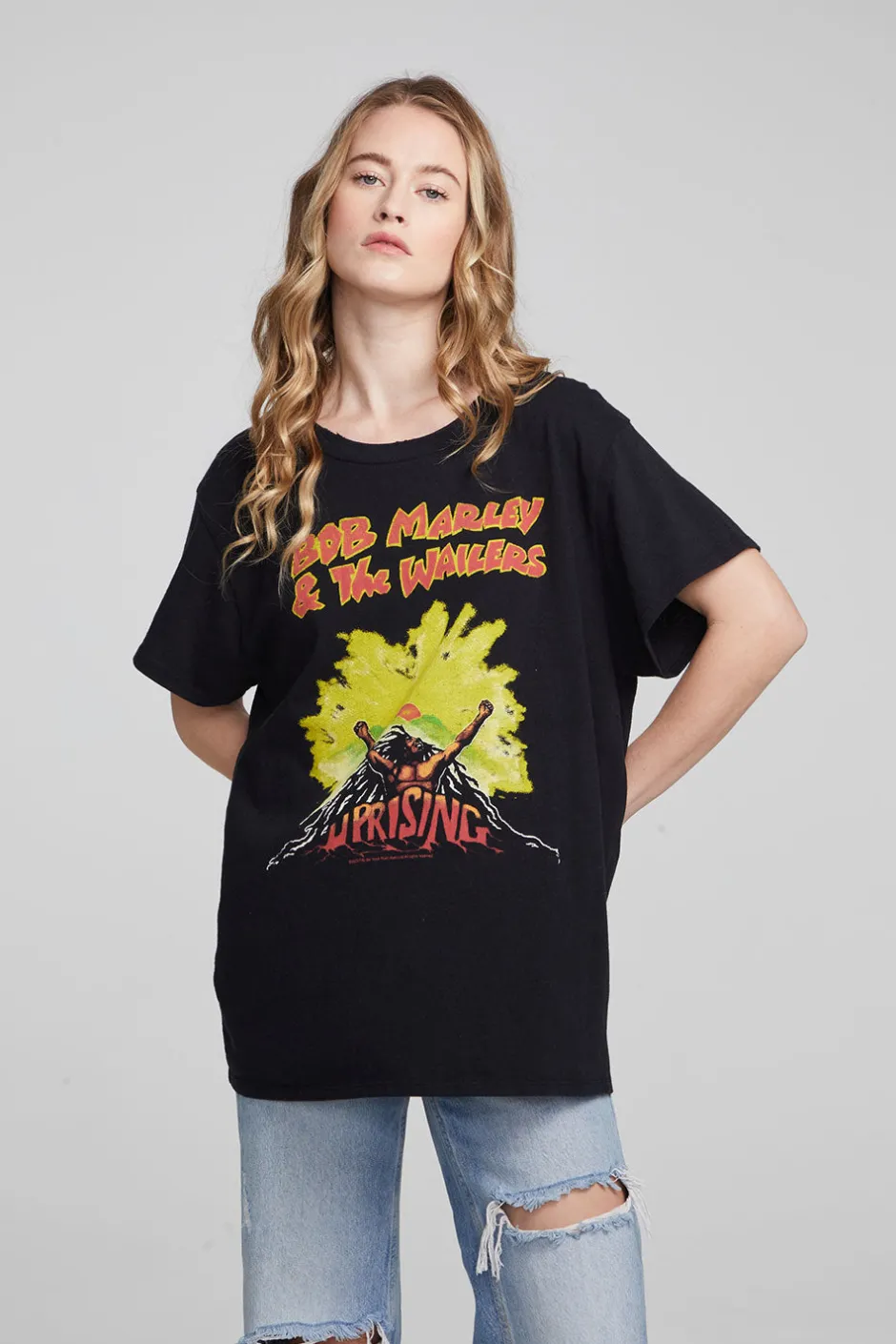 Women Chaser Brand Bob Marley Uprising Tee