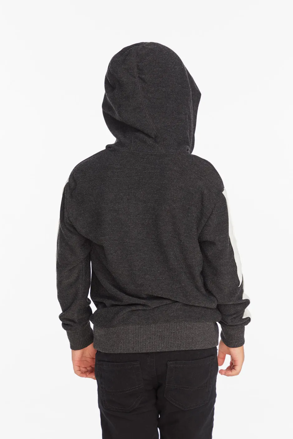 Kids/BOY Chaser Brand Bolt Licorice Long Sleeve Zip Up Hoodie