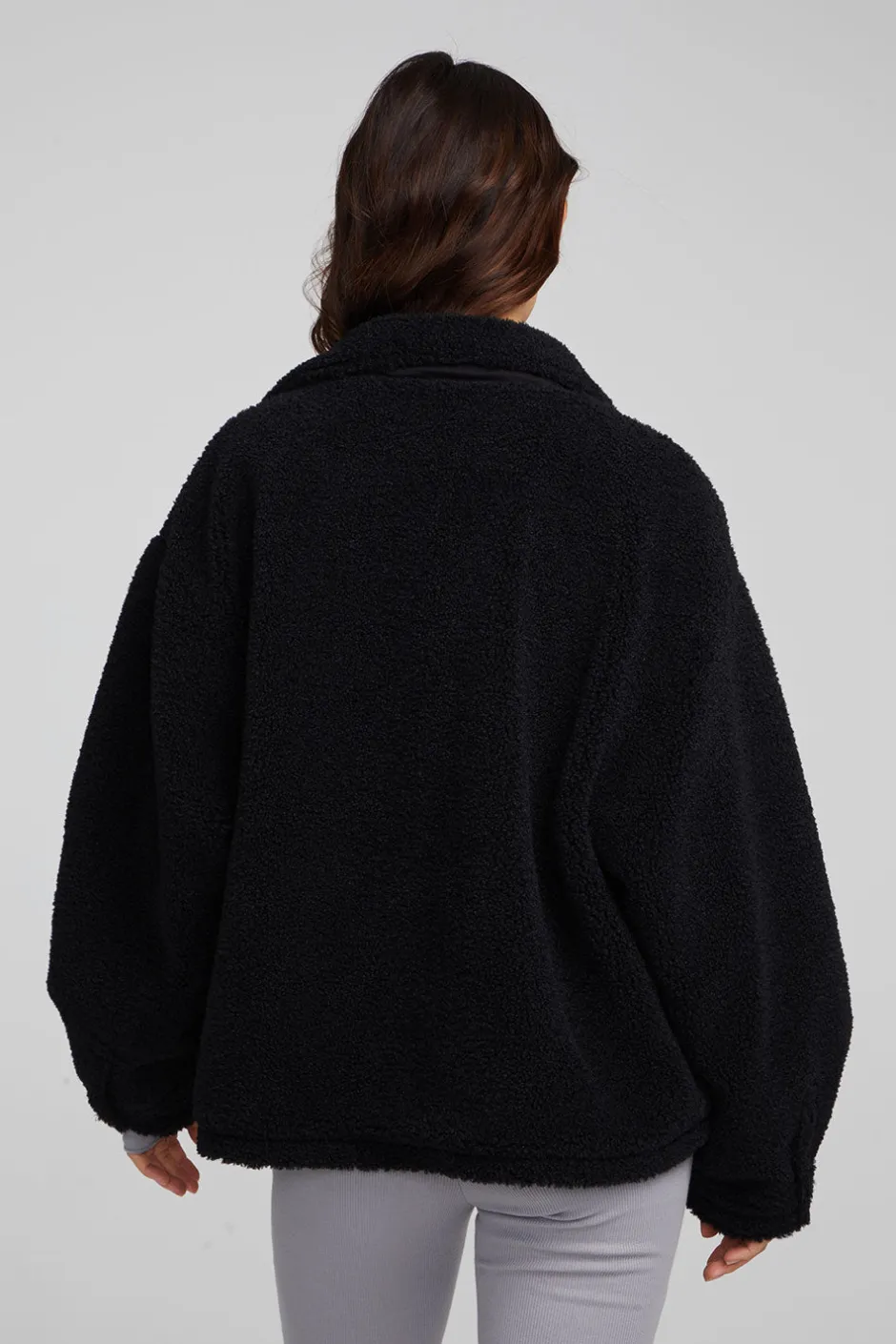 Women Chaser Brand Bolt Shadow Black Jacket