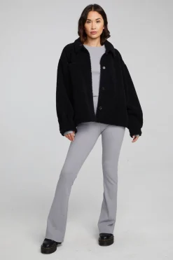 Women Chaser Brand Bolt Shadow Black Jacket
