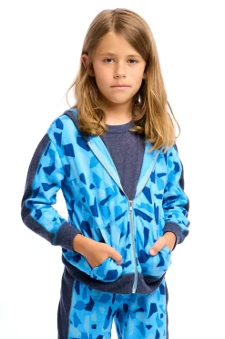 Kids/BOY Chaser Brand Boys Camo Zip Up Hoodie