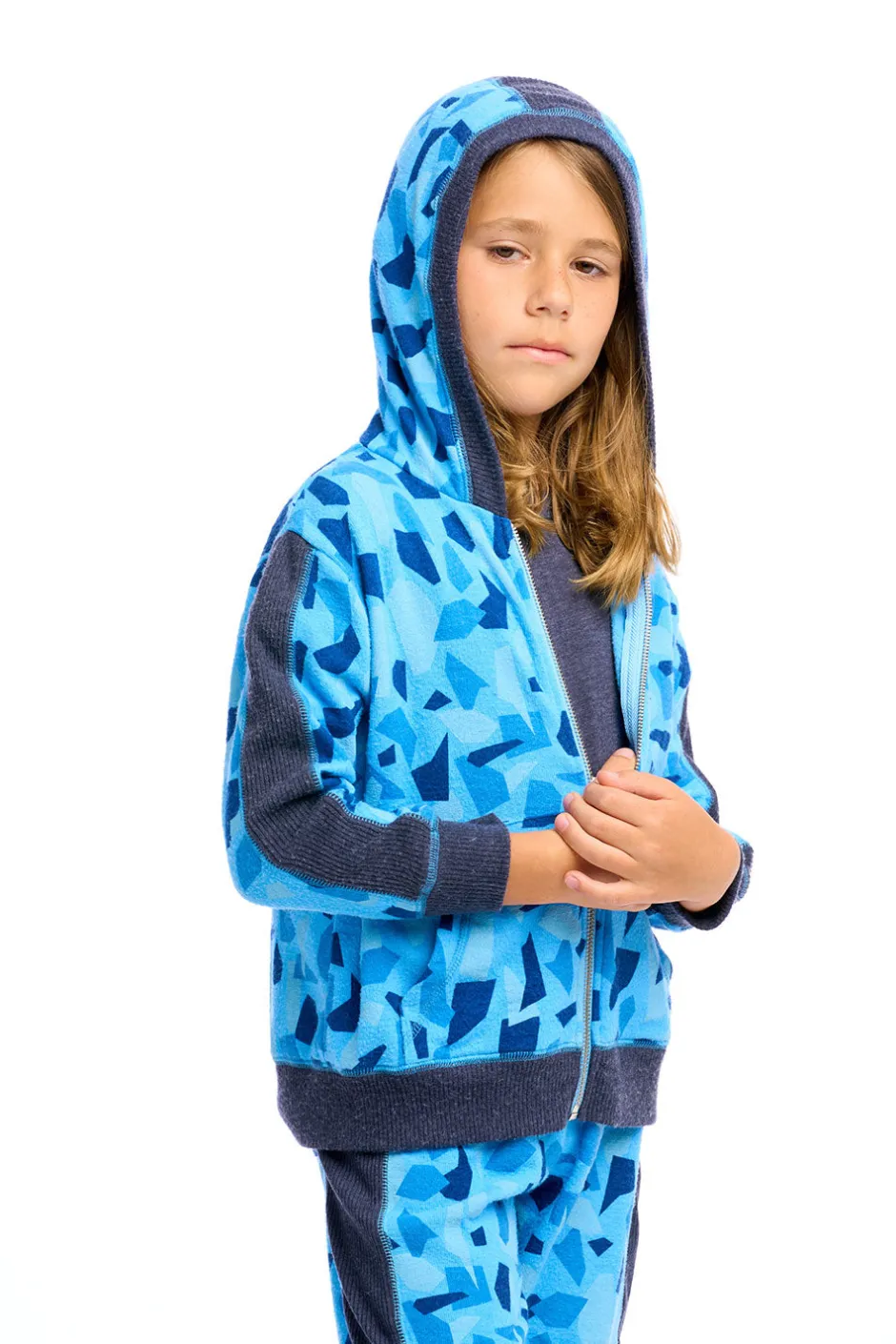 Kids/BOY Chaser Brand Boys Camo Zip Up Hoodie