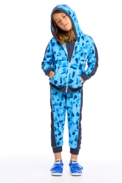 Kids/BOY Chaser Brand Boys Camo Zip Up Hoodie
