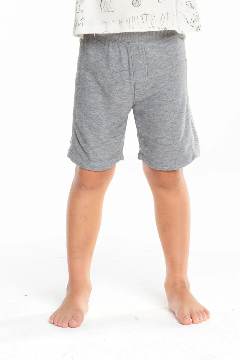 Kids/BOY Chaser Brand Boys Cozy Knit Rib Panel Shorts