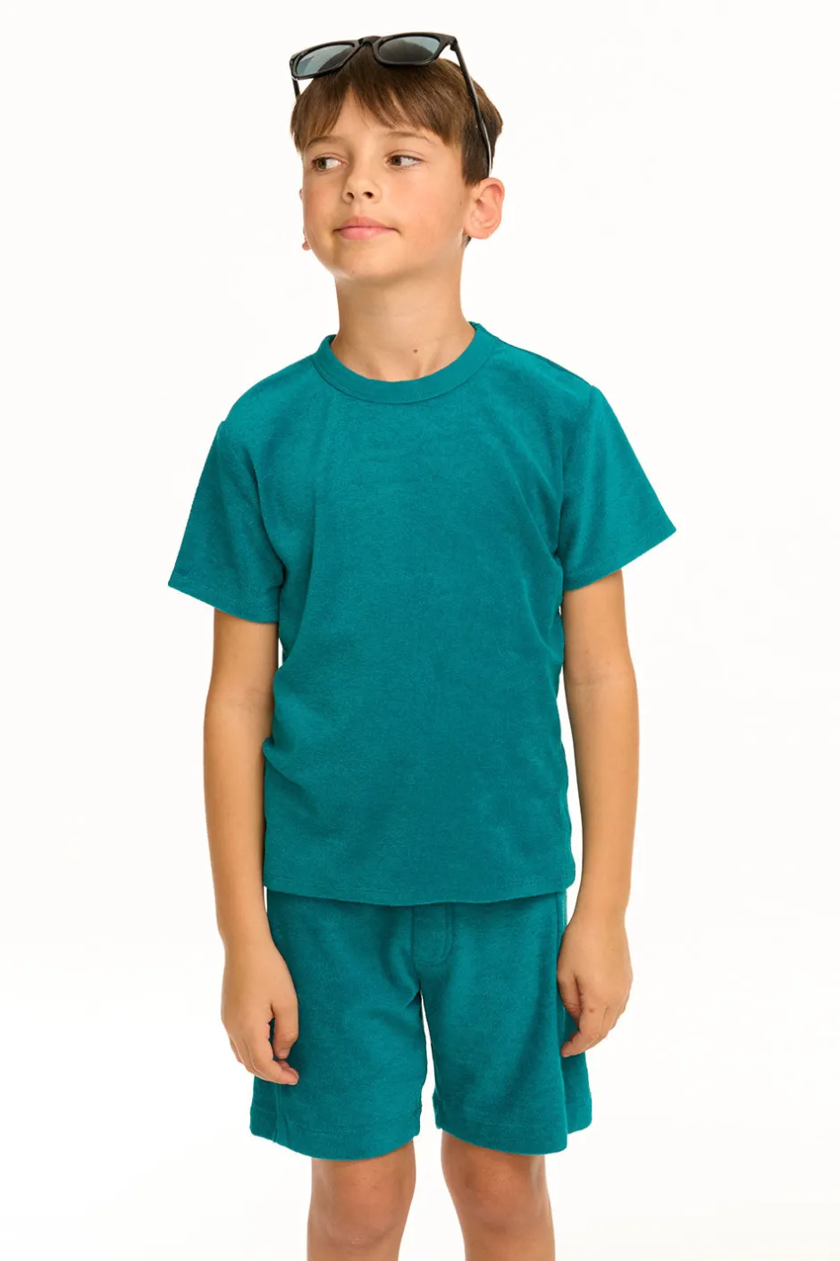 Kids/BOY Chaser Brand Boy's Lake Green Terry Cloth Tee