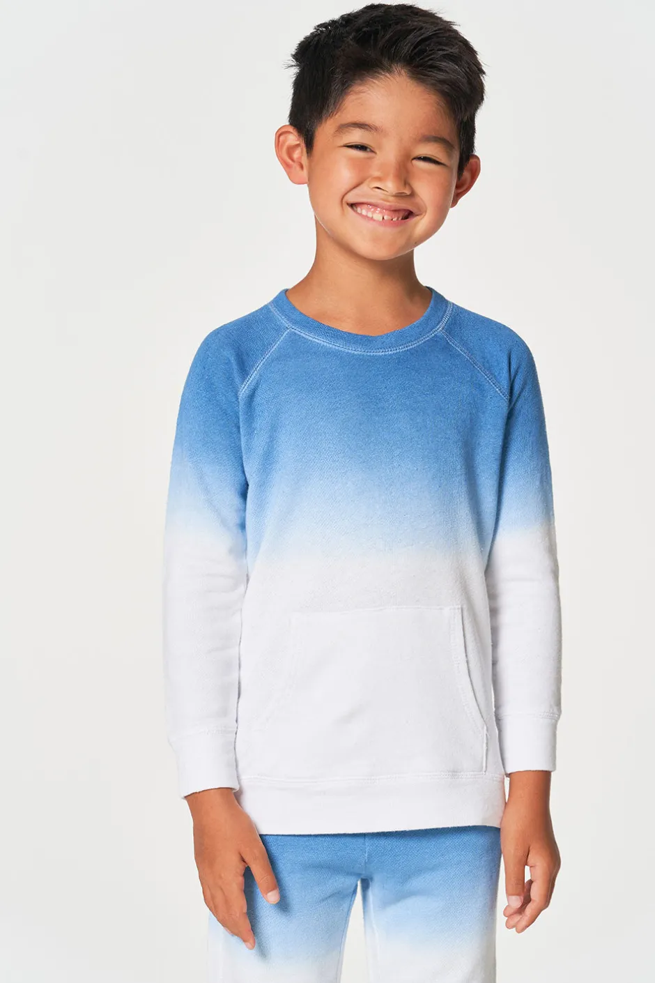 Kids/BOY Chaser Brand Boys Linen French Terry Long Sleeve Kanga Pocket Pullover