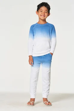 Kids/BOY Chaser Brand Boys Linen French Terry Long Sleeve Kanga Pocket Pullover