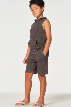 Kids/BOY Chaser Brand Boys Linen French Terry Sleeveless Muscle Pullover Hoodie