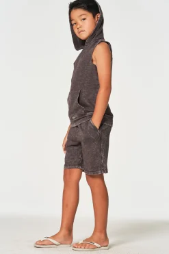 Kids/BOY Chaser Brand Boys Linen French Terry Sleeveless Muscle Pullover Hoodie