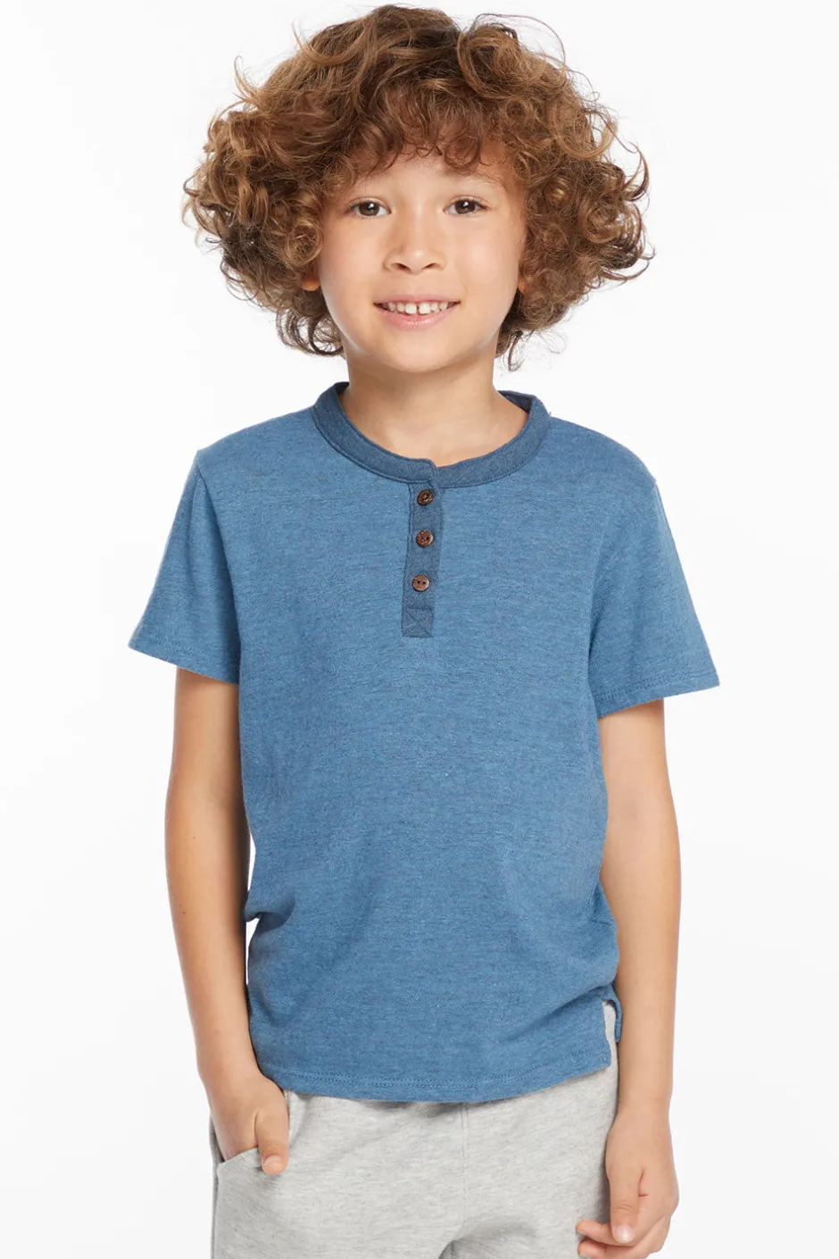 Kids/BOY Chaser Brand Boys Niagara Short Sleeve Henley